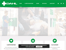 Tablet Screenshot of dahlmedical.com